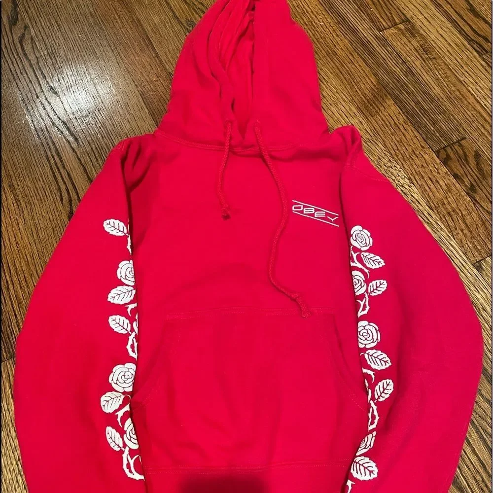 Obey Red Hoodie